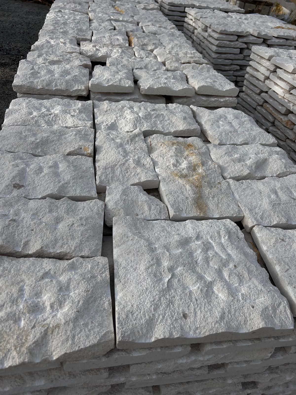 Piedra blanca rústica de caliza Jimeamel
